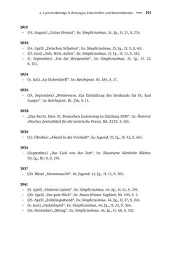 Image of the Page - 255 - in Richard Schaukal in Netzwerken und Feldern der literarischen Moderne