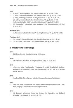 Image of the Page - 256 - in Richard Schaukal in Netzwerken und Feldern der literarischen Moderne
