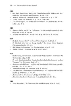 Image of the Page - 268 - in Richard Schaukal in Netzwerken und Feldern der literarischen Moderne