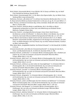 Image of the Page - 280 - in Richard Schaukal in Netzwerken und Feldern der literarischen Moderne