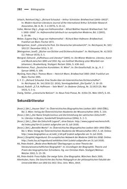 Image of the Page - 282 - in Richard Schaukal in Netzwerken und Feldern der literarischen Moderne
