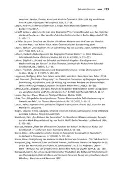 Image of the Page - 289 - in Richard Schaukal in Netzwerken und Feldern der literarischen Moderne