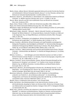 Image of the Page - 290 - in Richard Schaukal in Netzwerken und Feldern der literarischen Moderne