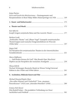 Bild der Seite - 6 - in Der lange Schatten des ›Roten Oktober‹ - Zur Relevanz und Rezeption sowjet-russischer Kunst, Kultur und Literatur in Österreich 1918–1938