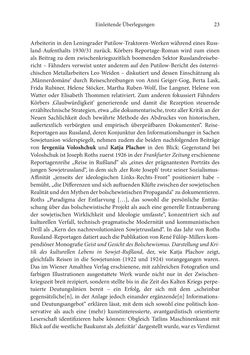 Bild der Seite - 23 - in Der lange Schatten des ›Roten Oktober‹ - Zur Relevanz und Rezeption sowjet-russischer Kunst, Kultur und Literatur in Österreich 1918–1938