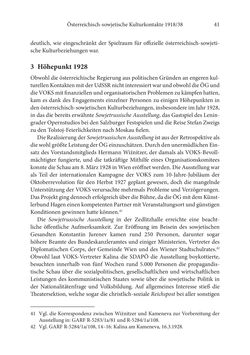 Bild der Seite - 41 - in Der lange Schatten des ›Roten Oktober‹ - Zur Relevanz und Rezeption sowjet-russischer Kunst, Kultur und Literatur in Österreich 1918–1938