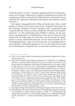Bild der Seite - 42 - in Der lange Schatten des ›Roten Oktober‹ - Zur Relevanz und Rezeption sowjet-russischer Kunst, Kultur und Literatur in Österreich 1918–1938