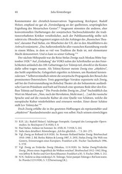Bild der Seite - 44 - in Der lange Schatten des ›Roten Oktober‹ - Zur Relevanz und Rezeption sowjet-russischer Kunst, Kultur und Literatur in Österreich 1918–1938