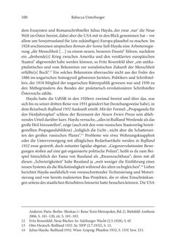 Bild der Seite - 100 - in Der lange Schatten des ›Roten Oktober‹ - Zur Relevanz und Rezeption sowjet-russischer Kunst, Kultur und Literatur in Österreich 1918–1938
