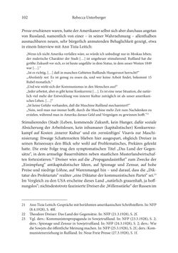 Bild der Seite - 102 - in Der lange Schatten des ›Roten Oktober‹ - Zur Relevanz und Rezeption sowjet-russischer Kunst, Kultur und Literatur in Österreich 1918–1938