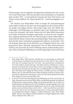 Bild der Seite - 150 - in Der lange Schatten des ›Roten Oktober‹ - Zur Relevanz und Rezeption sowjet-russischer Kunst, Kultur und Literatur in Österreich 1918–1938
