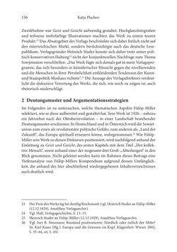 Bild der Seite - 156 - in Der lange Schatten des ›Roten Oktober‹ - Zur Relevanz und Rezeption sowjet-russischer Kunst, Kultur und Literatur in Österreich 1918–1938