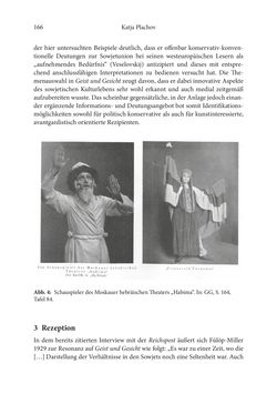 Bild der Seite - 166 - in Der lange Schatten des ›Roten Oktober‹ - Zur Relevanz und Rezeption sowjet-russischer Kunst, Kultur und Literatur in Österreich 1918–1938