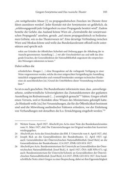 Bild der Seite - 183 - in Der lange Schatten des ›Roten Oktober‹ - Zur Relevanz und Rezeption sowjet-russischer Kunst, Kultur und Literatur in Österreich 1918–1938