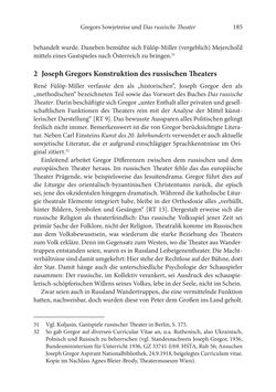 Bild der Seite - 185 - in Der lange Schatten des ›Roten Oktober‹ - Zur Relevanz und Rezeption sowjet-russischer Kunst, Kultur und Literatur in Österreich 1918–1938