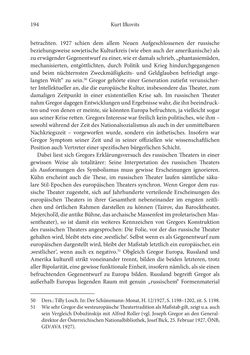 Bild der Seite - 194 - in Der lange Schatten des ›Roten Oktober‹ - Zur Relevanz und Rezeption sowjet-russischer Kunst, Kultur und Literatur in Österreich 1918–1938