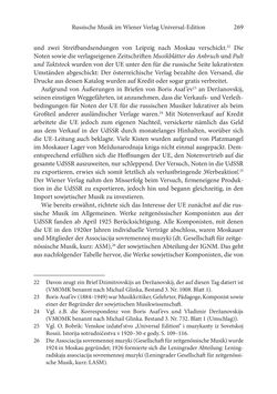 Bild der Seite - 269 - in Der lange Schatten des ›Roten Oktober‹ - Zur Relevanz und Rezeption sowjet-russischer Kunst, Kultur und Literatur in Österreich 1918–1938