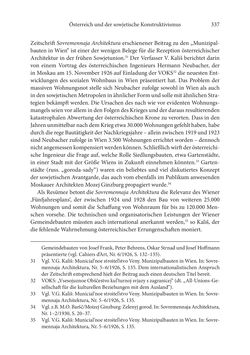 Bild der Seite - 337 - in Der lange Schatten des ›Roten Oktober‹ - Zur Relevanz und Rezeption sowjet-russischer Kunst, Kultur und Literatur in Österreich 1918–1938