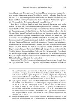 Image of the Page - 353 - in Der lange Schatten des ›Roten Oktober‹ - Zur Relevanz und Rezeption sowjet-russischer Kunst, Kultur und Literatur in Österreich 1918–1938