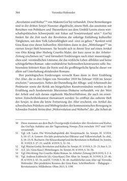 Bild der Seite - 364 - in Der lange Schatten des ›Roten Oktober‹ - Zur Relevanz und Rezeption sowjet-russischer Kunst, Kultur und Literatur in Österreich 1918–1938