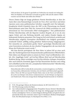 Bild der Seite - 376 - in Der lange Schatten des ›Roten Oktober‹ - Zur Relevanz und Rezeption sowjet-russischer Kunst, Kultur und Literatur in Österreich 1918–1938
