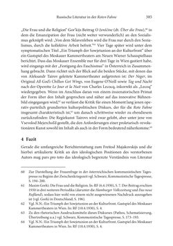 Image of the Page - 385 - in Der lange Schatten des ›Roten Oktober‹ - Zur Relevanz und Rezeption sowjet-russischer Kunst, Kultur und Literatur in Österreich 1918–1938