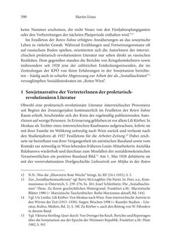 Bild der Seite - 390 - in Der lange Schatten des ›Roten Oktober‹ - Zur Relevanz und Rezeption sowjet-russischer Kunst, Kultur und Literatur in Österreich 1918–1938