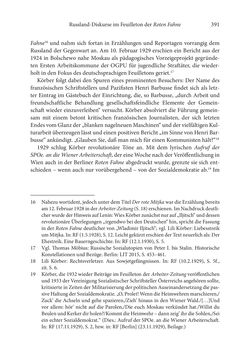 Bild der Seite - 391 - in Der lange Schatten des ›Roten Oktober‹ - Zur Relevanz und Rezeption sowjet-russischer Kunst, Kultur und Literatur in Österreich 1918–1938