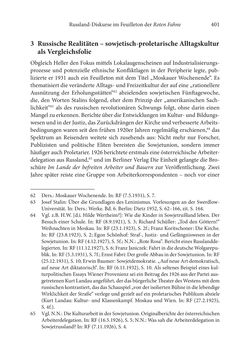 Bild der Seite - 401 - in Der lange Schatten des ›Roten Oktober‹ - Zur Relevanz und Rezeption sowjet-russischer Kunst, Kultur und Literatur in Österreich 1918–1938
