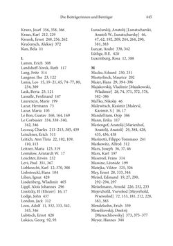 Image of the Page - 445 - in Der lange Schatten des ›Roten Oktober‹ - Zur Relevanz und Rezeption sowjet-russischer Kunst, Kultur und Literatur in Österreich 1918–1938