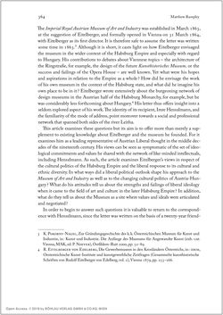 Image of the Page - 364 - in Rudolf Eitelberger von Edelberg - Netzwerker der Kunstwelt