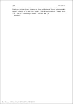 Image of the Page - 446 - in Rudolf Eitelberger von Edelberg - Netzwerker der Kunstwelt