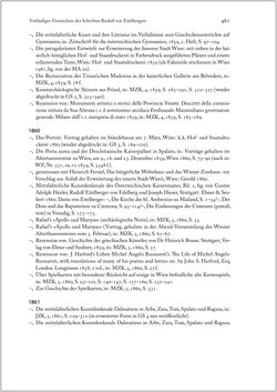 Image of the Page - 461 - in Rudolf Eitelberger von Edelberg - Netzwerker der Kunstwelt