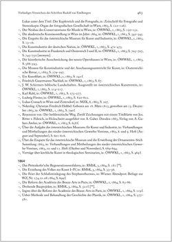 Image of the Page - 463 - in Rudolf Eitelberger von Edelberg - Netzwerker der Kunstwelt