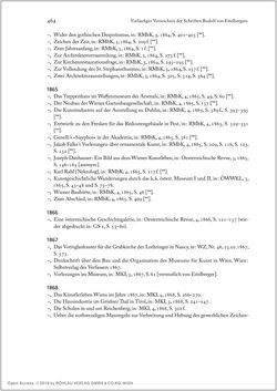 Image of the Page - 464 - in Rudolf Eitelberger von Edelberg - Netzwerker der Kunstwelt