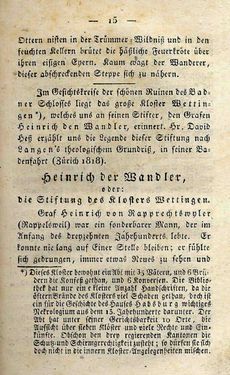 Bild der Seite - 15 - in Ruinen - oder Taschenbuch zur Geschichte verfallener Ritterburgen und Schlösser nebst ihren Sagen, Legenden und Mährchen, Band 1