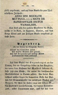 Bild der Seite - 21 - in Ruinen - oder Taschenbuch zur Geschichte verfallener Ritterburgen und Schlösser nebst ihren Sagen, Legenden und Mährchen, Band 1