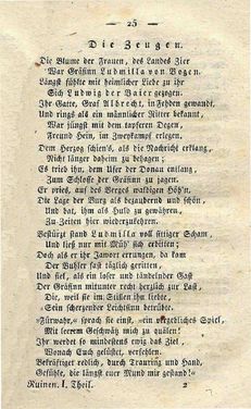 Bild der Seite - 25 - in Ruinen - oder Taschenbuch zur Geschichte verfallener Ritterburgen und Schlösser nebst ihren Sagen, Legenden und Mährchen, Band 1