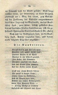 Bild der Seite - 30 - in Ruinen - oder Taschenbuch zur Geschichte verfallener Ritterburgen und Schlösser nebst ihren Sagen, Legenden und Mährchen, Band 1