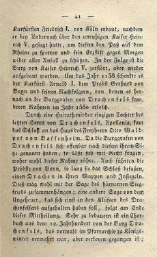 Bild der Seite - 41 - in Ruinen - oder Taschenbuch zur Geschichte verfallener Ritterburgen und Schlösser nebst ihren Sagen, Legenden und Mährchen, Band 1