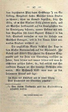 Bild der Seite - 47 - in Ruinen - oder Taschenbuch zur Geschichte verfallener Ritterburgen und Schlösser nebst ihren Sagen, Legenden und Mährchen, Band 1