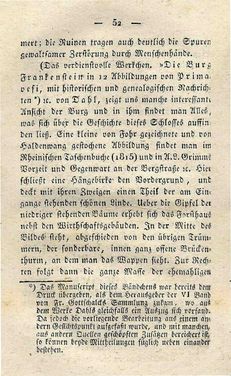 Image of the Page - 52 - in Ruinen - oder Taschenbuch zur Geschichte verfallener Ritterburgen und Schlösser nebst ihren Sagen, Legenden und Mährchen, Volume 1