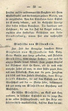 Bild der Seite - 58 - in Ruinen - oder Taschenbuch zur Geschichte verfallener Ritterburgen und Schlösser nebst ihren Sagen, Legenden und Mährchen, Band 1