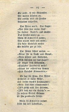 Image of the Page - 74 - in Ruinen - oder Taschenbuch zur Geschichte verfallener Ritterburgen und Schlösser nebst ihren Sagen, Legenden und Mährchen, Volume 1