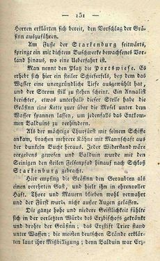 Bild der Seite - 151 - in Ruinen - oder Taschenbuch zur Geschichte verfallener Ritterburgen und Schlösser nebst ihren Sagen, Legenden und Mährchen, Band 1