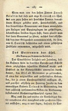 Image of the Page - 187 - in Ruinen - oder Taschenbuch zur Geschichte verfallener Ritterburgen und Schlösser nebst ihren Sagen, Legenden und Mährchen, Volume 1