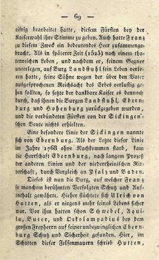 Bild der Seite - 69 - in Ruinen - oder Taschenbuch zur Geschichte verfallener Ritterburgen und Schlösser nebst ihren Sagen, Legenden und Mährchen, Band 2
