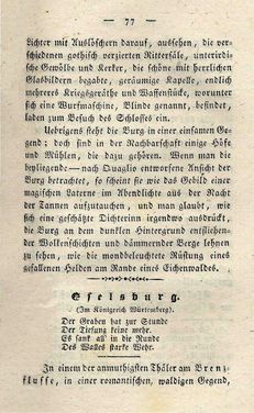 Bild der Seite - 77 - in Ruinen - oder Taschenbuch zur Geschichte verfallener Ritterburgen und Schlösser nebst ihren Sagen, Legenden und Mährchen, Band 2