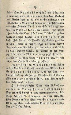 Bild der Seite - 79 - in Ruinen - oder Taschenbuch zur Geschichte verfallener Ritterburgen und Schlösser nebst ihren Sagen, Legenden und Mährchen, Band 2