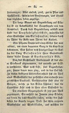 Bild der Seite - 84 - in Ruinen - oder Taschenbuch zur Geschichte verfallener Ritterburgen und Schlösser nebst ihren Sagen, Legenden und Mährchen, Band 2